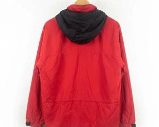 Vintage Marlboro Adventure Team Red and Black Hooded Windbreaker Jacket