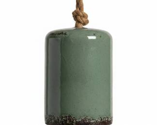 Large Artisan Ceramic Garden Bell