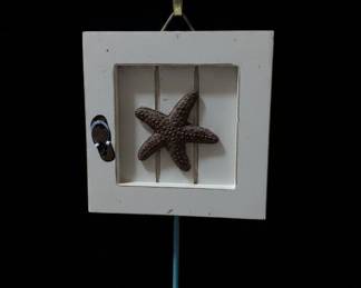 Coastal Starfish and FlipFlop Wall Hook