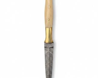 Timber Wolf Damascus Steel Fixed Blade Knife second image