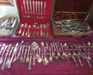 Silverplate flatware