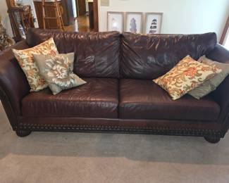 Leather sofa