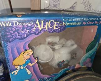 Vintage Alice in Wonderland tea set