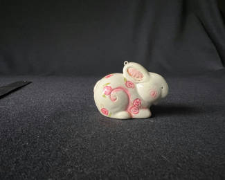 Lot 97: Assorted Easter Bunny Figurines and Ornaments