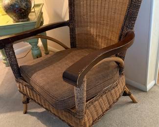 rattan armchair