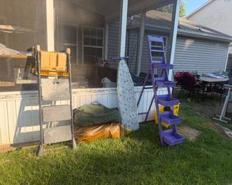 Ladder helmets and strawberry growing bin