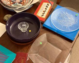 Beautiful Asian serving platters