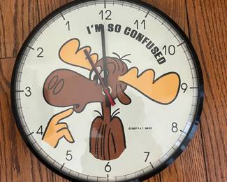 Bullwinkle clock, $20