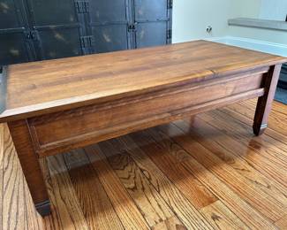 Wooden Lift Top Coffee Table, 45"L x 23"D x 16.5"H,  $195
