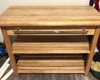 BUY IT NOW! $150.00. Wood sauna/pool house table w/drawer. 24" D x 47 1/2" W x 36 1/2" H. Call Jan at 314 960-5700