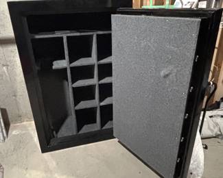 BUY IT NOW! $950.00. Large Pentagon Gun Safe. Model: Commando? Dimensions: 60" H x 40" W x 25" D. Call Jan at 314 960-5700