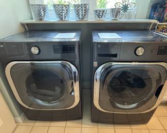 BUY IT NOW! $700.00 Pair. LG 5.2 cu. ft. Ultra Large capacity front load washer. Call Jan at 314 960-5700.