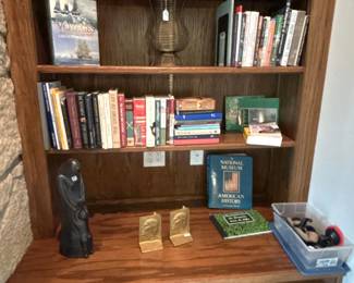 Variety of books.