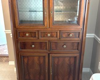 BUY IT NOW! $575.00. Display cabinet, Brand: Dall' Agnese-Italy, w/glass shelf/drawers & cabinet. 20" D x 44" W x 62 1/2" H. Call Jan at 314 960-5700