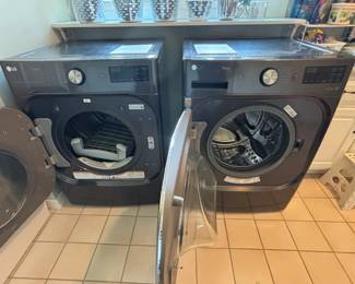 BUY IT NOW! $700.00 Pair. LG Smart Electric Dryer. Model: DLEX8900B. Call Jan at 314 960-5700.
