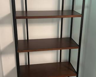 BUY IT NOW! $150.00 each. Five wood shelves w/metal frame. 30 1/2" W x 14" D x 72" H. Call Jan at 314 960-5700