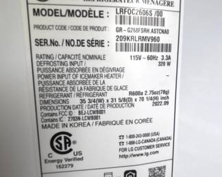 BUY IT NOW! $1500.00. LG Counter-Depth Max French Door refrigerator with InstaView and Dual Ice. Call Jan at 314 960-5700