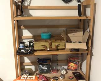 Variety of fishing gear.