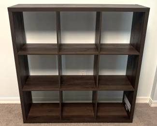 Cubicle shelf unit.