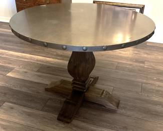 BUY IT NOW! $195.00. 42" round center pedestal table. Call Jan at 314 960-5700