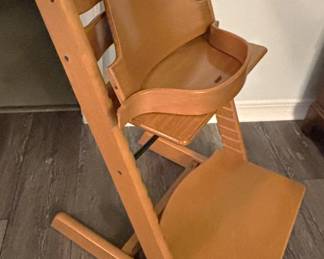 Swedish high chair/ converts to regular chair.