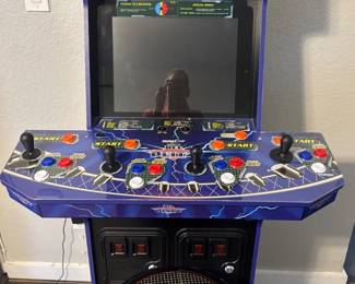 Arcade1Up NFL Blitz Video Arcade Cabinet Machine Home Arcade Game With stool