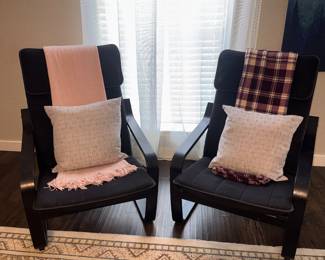 IKEA POÄNG armchairs