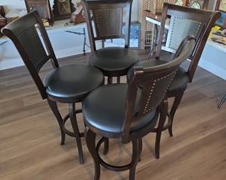 four modern counter stools