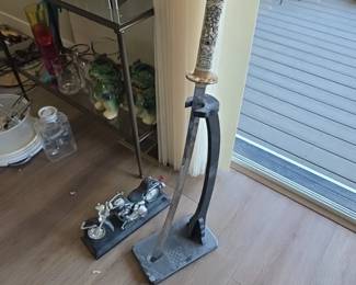 Open Mouth Dragon Samurai sword