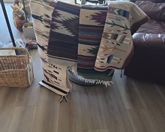 Southwestern and Native American-style textile rugs/weavings