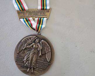commemorative German Volksmarching (IVV) medal issued in 1982.