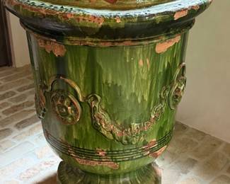 Bird of Paradise in French Anduze Planter