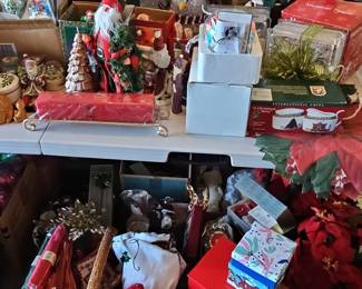 Assorted Vintage and Contemporary Holiday Decor Lot - Christmas and Halloween