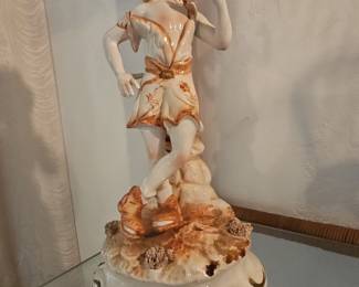 Vintage Italian Ceramic Figural Table Lamp - "Rosanna"
