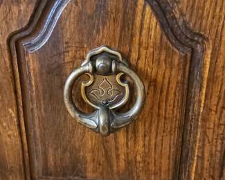 Vintage Thomasville French Provincial Style Two-Door End Table