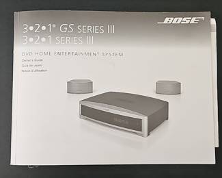 Bose 3-2-1 GS Series III DVD Home Entertainment System
