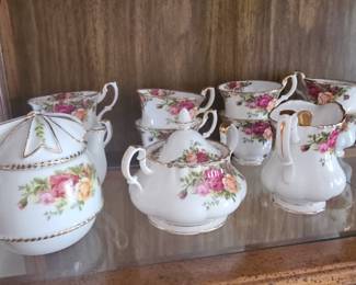 Royal Albert Old Country Roses Dinnerware and Tea Set
