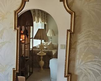 La Barge Hollywood Regency Gilt Mirror