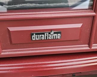 Duraflame DFS-550 Infrared Electric Fireplace Stove Heater, Cinnamon Red