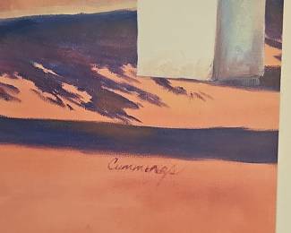 Mediterranean Coastal Archway Print by Cummings
