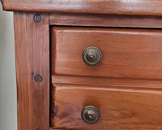 Vintage Bennington Pine Washstand