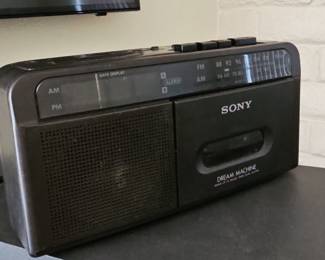 Sony Dream Machine ICF-C610 FM/AM Cassette Clock Radio