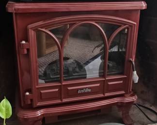 Duraflame DFS-550 Infrared Electric Fireplace Stove Heater, Cinnamon Red