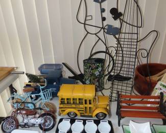Decorative items.