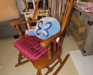 Antique rocking chair.