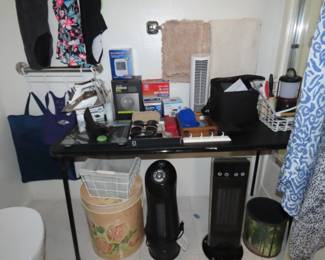 Heaters, fans, scales, medical equipment and swimsuits.