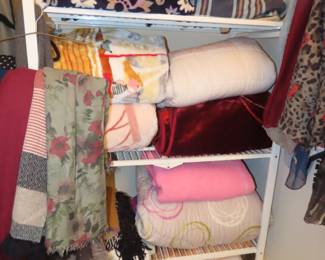 Very large blankets and comforters.
