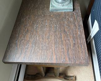 End Table Wood Mediterranean Style
