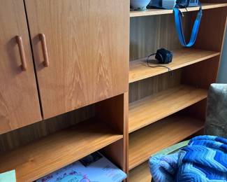 Wooden Book Shelves Pair