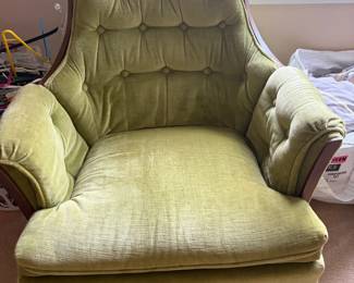 Upholstered Chair Pair Excellent Condition